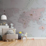 Wall murals Dolphin with its shadow