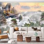 Wall murals Clouds in the sky