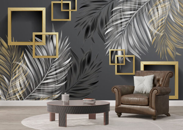 Picture frame on a wall Wall murals Picture frame on a wall