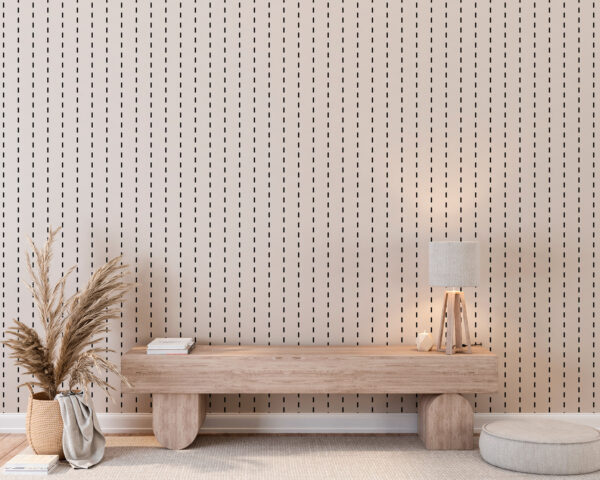 Wall mural Wall mural Vertical dashed lines pattern design (SKU: u98569)