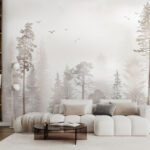 Wall murals Shadow of a tree