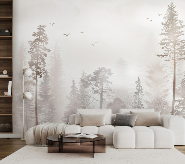 Shadow of a tree Wall murals Shadow of a tree
