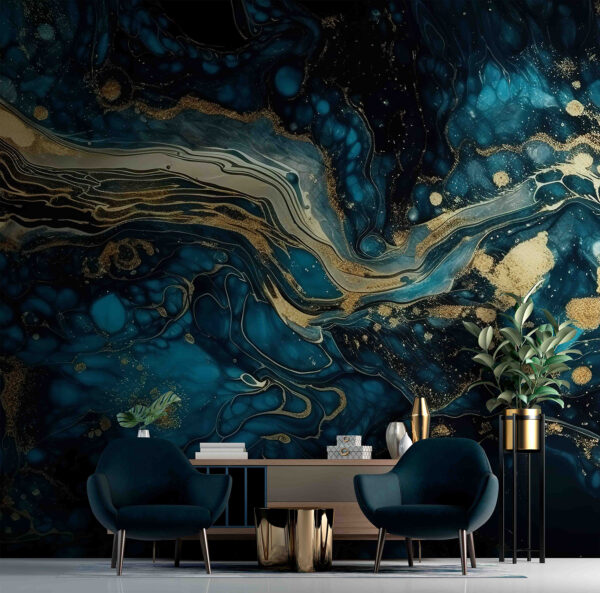 Liquid Midnight: Nature's Abstract Art Wall murals Liquid Midnight: Nature's Abstract Art