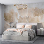 Wall murals Tulips in soft vintage hues