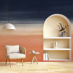 Wall murals Dark sky with clouds