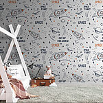 Wall murals Drawing of a rocket