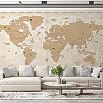 Wall murals Map of the world