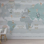 Wall murals Hot air balloon in the sky