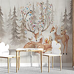 Wall murals Bird sitting on a deer
