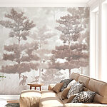 Wall murals Rabbit in the snow
