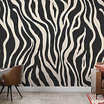 Wall murals Zebra stripes pattern on display.