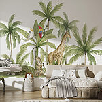 Wall murals Giraffe in the jungle