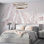 Wall murals Banana leaves in soft light.