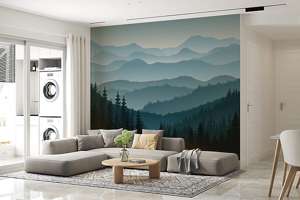 Silhouette of a tree Wall murals Silhouette of a tree