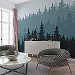 Wall murals Shadow of a tree