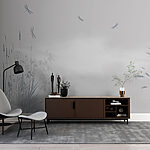 Wall mural Dragonfly with wings