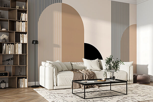 Wall murals Abstract lines and curves pattern Wall murals Abstract lines and curves pattern