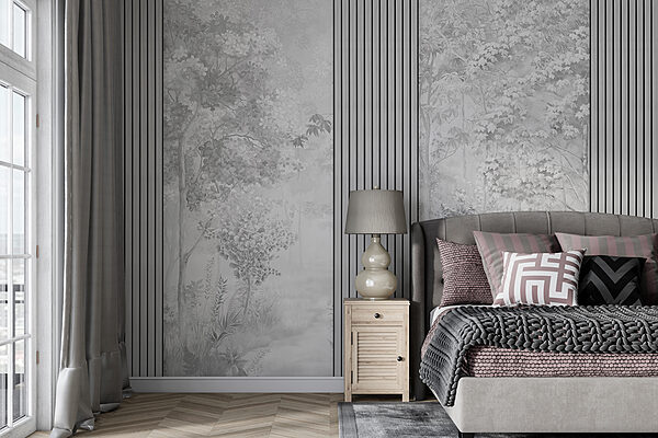 Wall murals Tree with leaves and plants