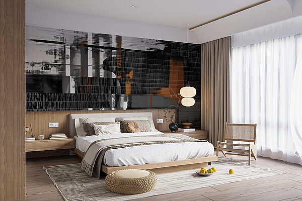 Abstract lines and textured patterns Wall murals Abstract lines and textured patterns