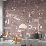 Wall murals White letter on a grey background