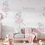 Wall mural Cartoon of a ballerina