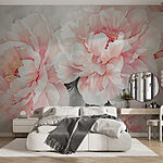 Wall murals Soft pink blossoms in bloom