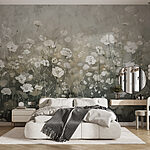 Wall murals Delicate blooms in morning light.