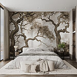 Wall murals Group of trees with branches