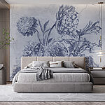 Wall murals Drawing of a flower