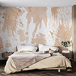 Wall murals Group of blots on a white surface