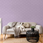 Wall murals Purple and white pattern
