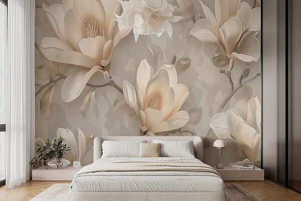 Wallpaper with flowers Wall murals Wallpaper with flowers