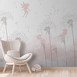 Wall murals Group of fairies flying in the air