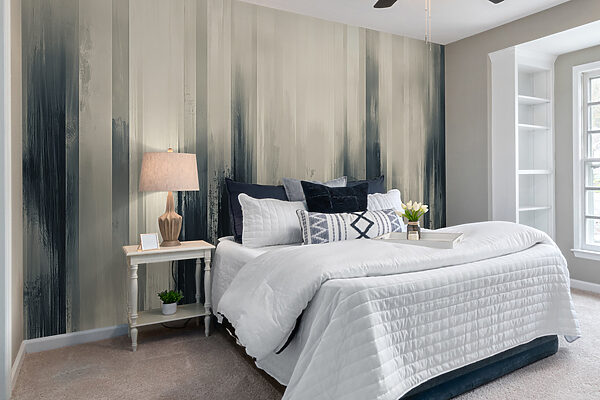 Wall mural Black and white striped background (SKU: w07945) Wall mural Wall mural Black and white striped background (SKU: w07945)