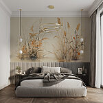 Wall murals Watercolor painting of plants