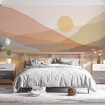 Wall murals Sun in the sky