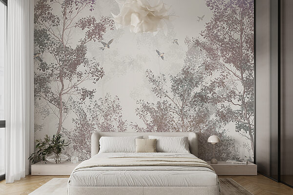 Birds flying in the sky Wall murals Birds flying in the sky