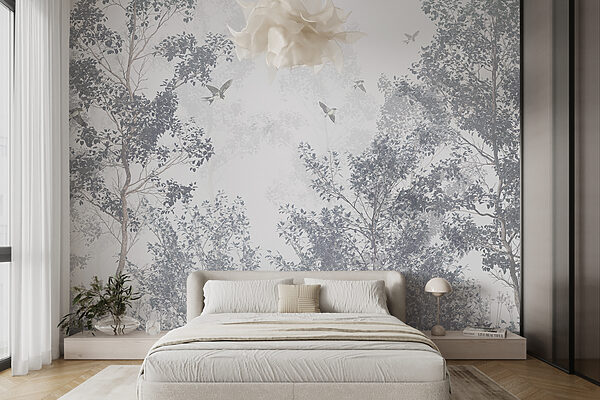 Birds flying in the sky Wall mural Birds flying in the sky