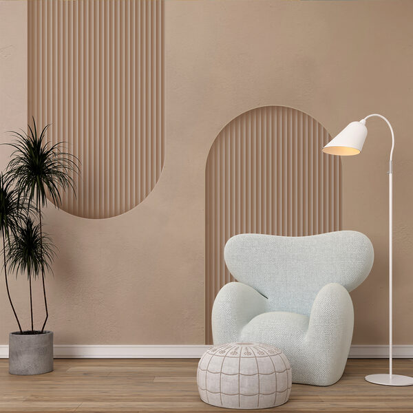 Cream arches with rhythmic lines Wall murals Cream arches with rhythmic lines