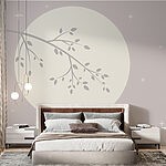 Wall murals Tree branch with leaves on it