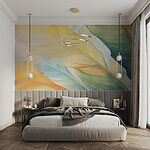 Wall murals Whispering colors in gentle waves