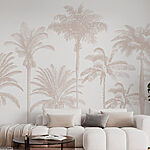 Wall murals Group of palm trees