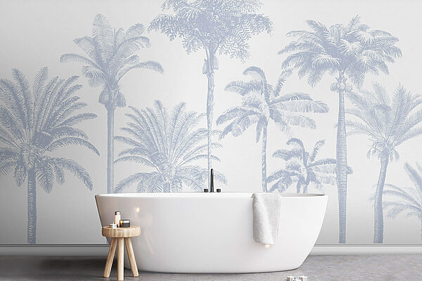 Wall murals Group of palm trees