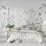 Wall murals Ethereal blooms in serene hues