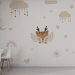 Wall murals Pattern of cartoon animals