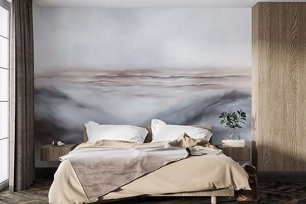 Painting of a landscape Wall murals Painting of a landscape