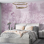 Wall murals Drawing of a forest