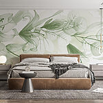 Wall murals Elegant watercolor floral illustration