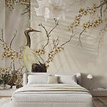 Wall murals Bird standing on a branch