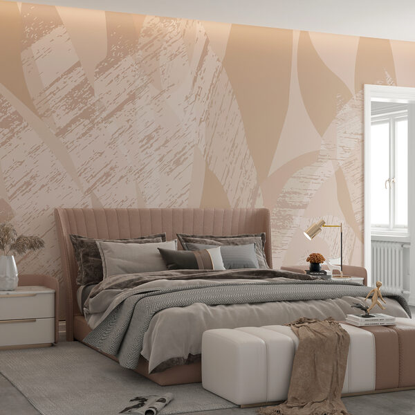 Abstract forms in earthy tones Wall murals Abstract forms in earthy tones